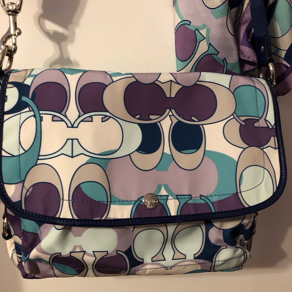 Satchel that can hold tons of things!Matching scarf!